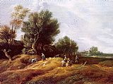 Unknown Artist peeters Landscape with Dunes painting